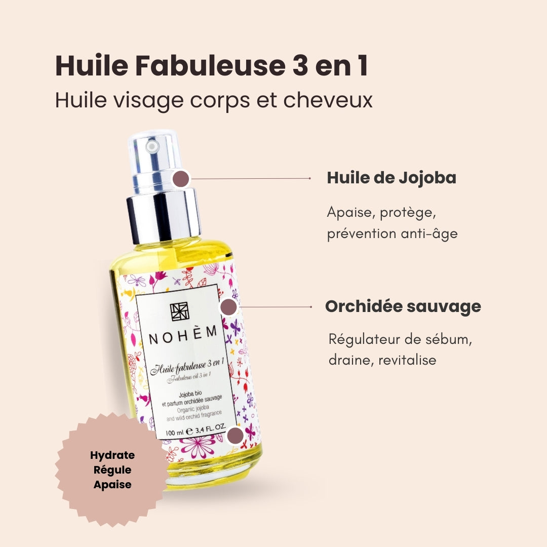 Huile Fabuleuse à l'huile de Jojoba